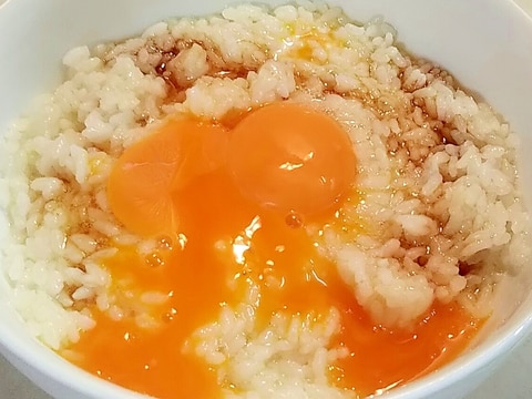 ３度味わう！W卵の贅沢卵かけごはん